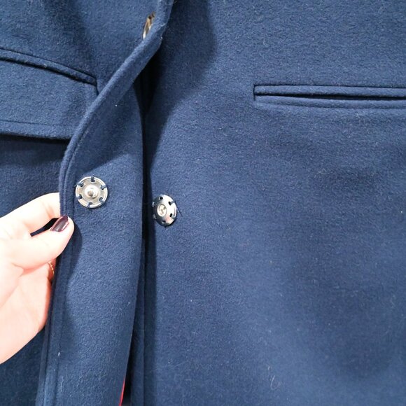 J. Crew Size XS Blue Blazer-coat in Italian wool-cashmere - Picture 8 of 11